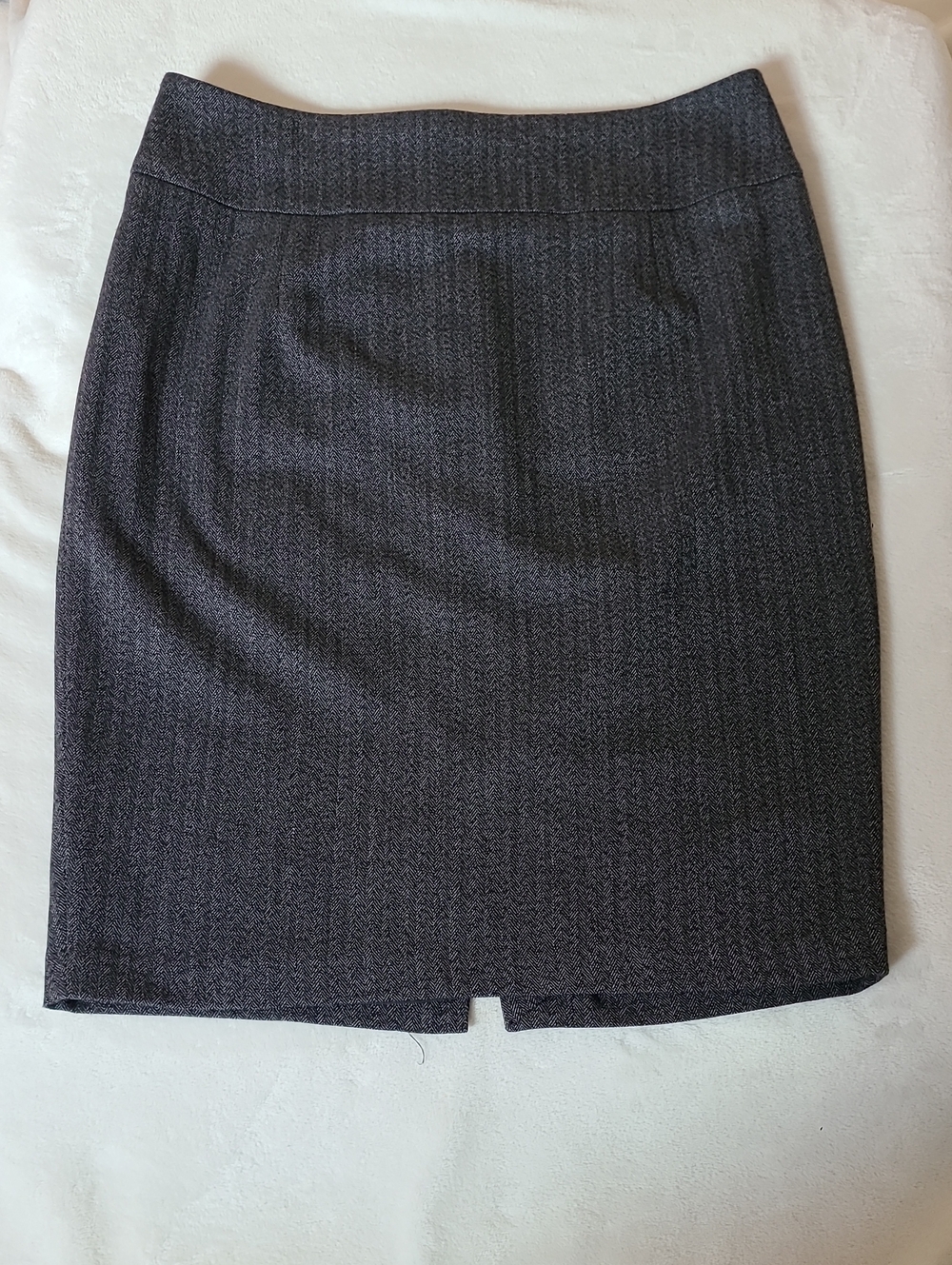 Massimo Charcoal Textured Pencil Skirt